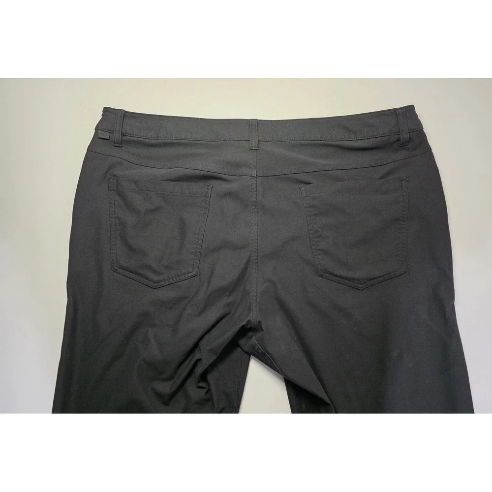 Lululemon Men's Pants Size 38 Black Pockets Belt Loops‎ Casual Stretch Travel